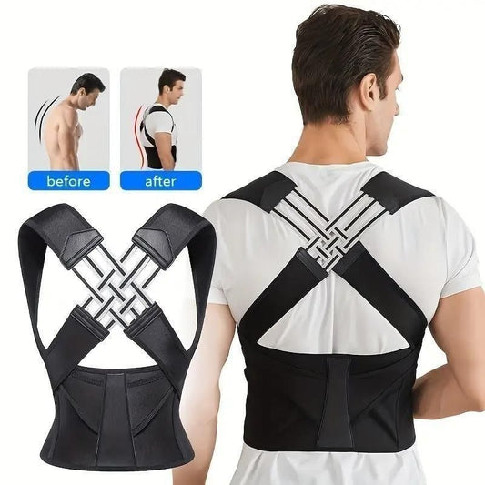 Wisecart™ Adjustable Posture Corrector – Back, Neck & Shoulder Support